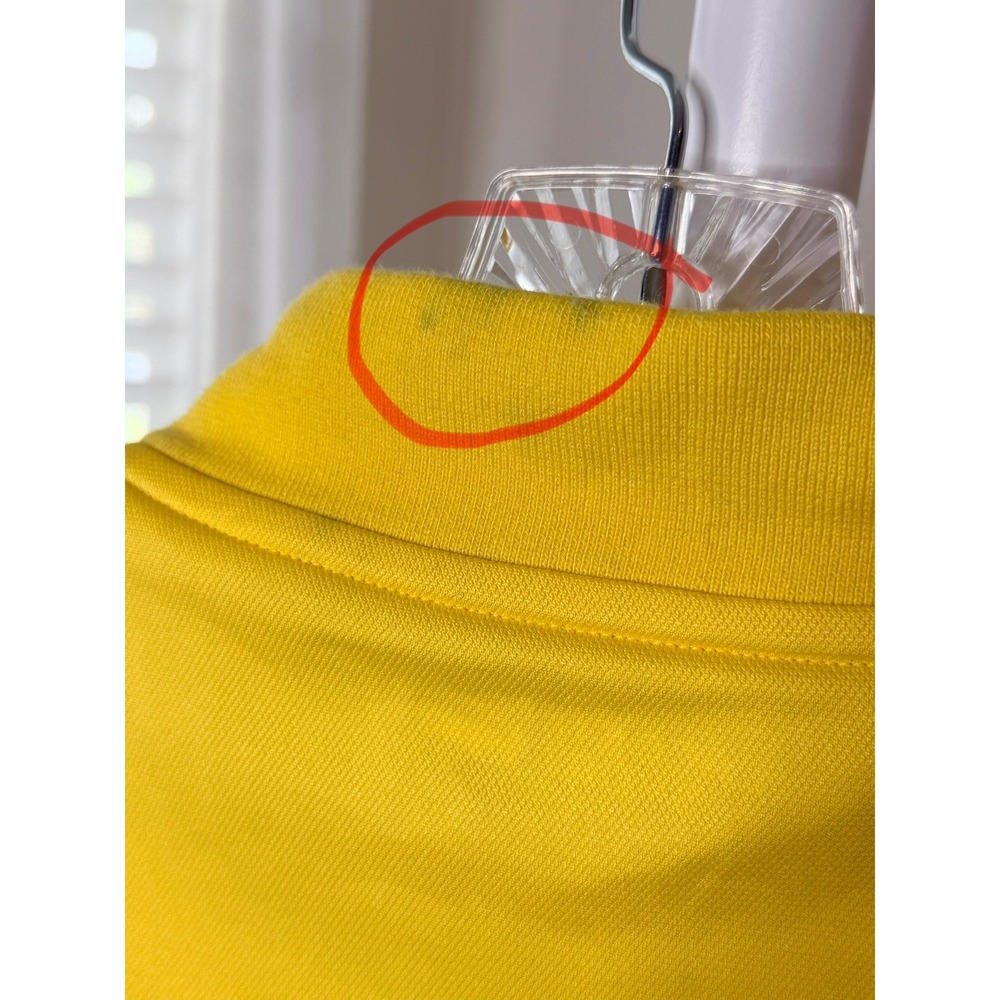 Lacoste Sport Miami Open Yellow Full Zip Track Jacket Womens Medium - Picture 7 of 8